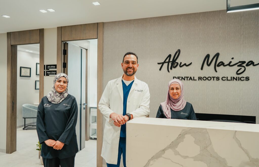 Dr.Hasan AbuMaizar and Dental Roots Clinic team