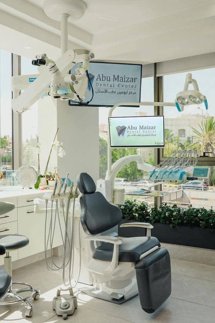 State of the art clinical interior of Abu Maizar Dental Center